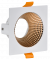 IEK LIGHTING Светильник 4110 встраиваемый поворотный под лампу GU10 белый/золото пластик IEK, LT-UVB0-4110-GU10-1-K22