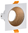 IEK LIGHTING Светильник 4110 встраиваемый поворотный под лампу GU10 белый/золото пластик IEK, LT-UVB0-4110-GU10-1-K22