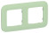 IEK FLITE Рамка 2-местная РУ-2-А-ФлФ фисташковый IEK, FI-M22-31-20-K93, Artistic IEK FLITE Рамка 2-местная РУ-2-А-ФлФ фисташковый IEK, FI-M22-31-20-K93, Artistic