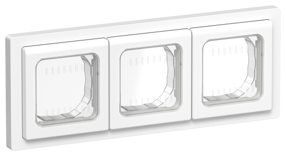 IEK FLITE Рамка 3-местная IP55 Рпро-3-55-ФлБ белый IEK, FI-M30-32-55-K01