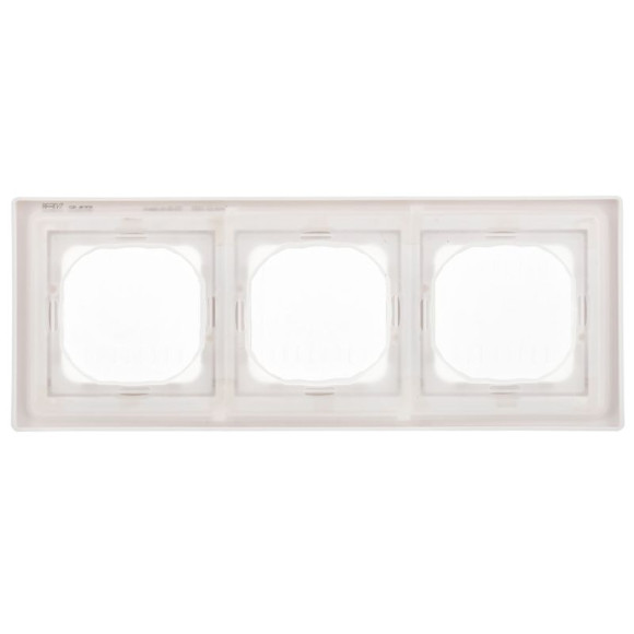 IEK FLITE Рамка 3-местная IP55 Рпро-3-55-ФлБ белый IEK, FI-M30-32-55-K01