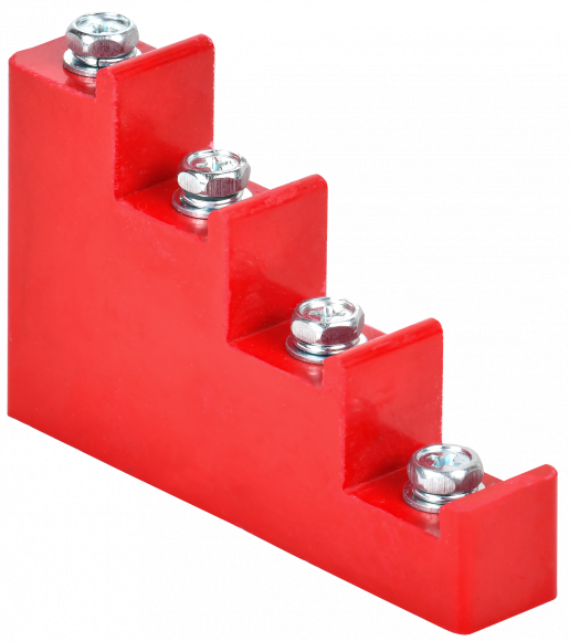 IEK Изолятор ступенчатый ИС4-20 (М6) силовой с болтом IEK, YIS11-4-20-B