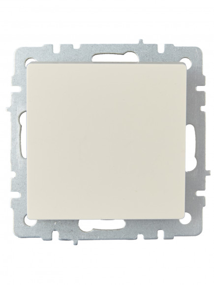 IEK BRITE Выключатель 1-клавишный перекрестный 10А ВС10-1-3-БрКр бежевый IEK, BR-V13-0-10-K10