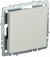 IEK BRITE Заглушка с суппортом МЗ10-БрКр бежевый IEK, BR-PL10-K10