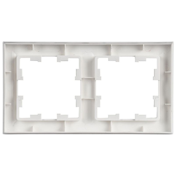 IEK BRITE Рамка 2-местная РУ-2-БрАБ арктический белый IEK, BR-M22-K91 IEK BRITE Рамка 2-местная РУ-2-БрАБ арктический белый IEK, BR-M22-K91