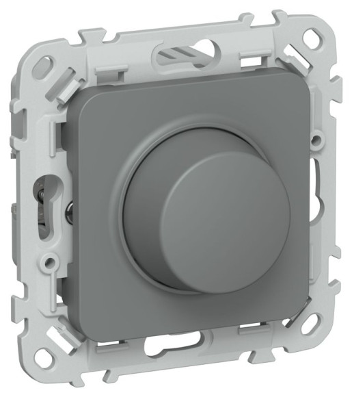 IEK FLITE Светорегулятор проходной LED 250Вт СС16-5-1-ФлМА мокрый асфальт IEK, FI-D22-0250-P-K80