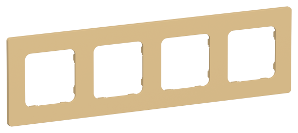 IEK FLITE Рамка 4-местная РУ-4-К-ФлШм шамуа IEK, FI-M42-32-20-K89