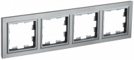BRITE Рамка 4-местная РУ-4-БрС сталь , BR-M42-K46