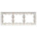 IEK BRITE Рамка 3-местная РУ-3-БрАБ арктический белый/белый IEK, BR-M32-12-K91 IEK BRITE Рамка 3-местная РУ-3-БрАБ арктический белый/белый IEK, BR-M32-12-K91