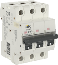 ARMAT Автоматический выключатель M10N 3P D 63А IEK, AR-M10N-3-D063