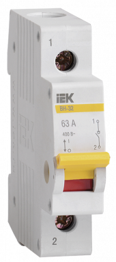 KARAT Выключатель нагрузки (мини-рубильник) ВН-32 1P 63А IEK, MNV10-1-063