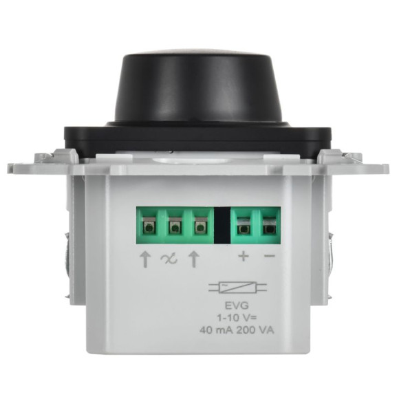 IEK FLITE Светорегулятор проходной 1-10В 40мА СС36-5-1-ФлЧ черный IEK, FI-D20-0200-P-K02