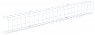 LIGHTING Решетка защитная для светильников ДСП 1300мм белая IEK, LT-DSP0D-R-1300-K01
