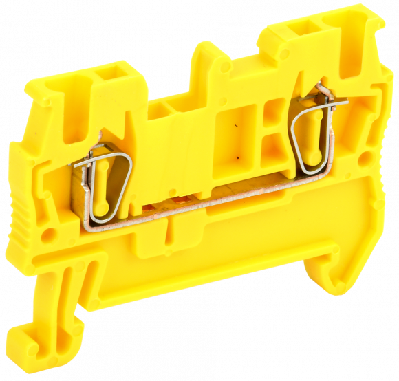 IEK Клемма пружинная КПИ 2в-1,5 17,5А желтый IEK, YZN11-001-K05