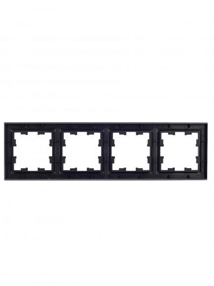 IEK BRITE Рамка 4-местная РУ-4-БрТБ темная бронза , BR-M42-K45