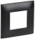 IEK SKANDY Рамка 1-местная SK-F01Bl черный , SK-M12-K02