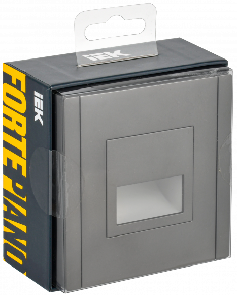 IEK FORTE&PIANO Подсветка LED встраиваемая FP557 сталь , FP-FL20-K46