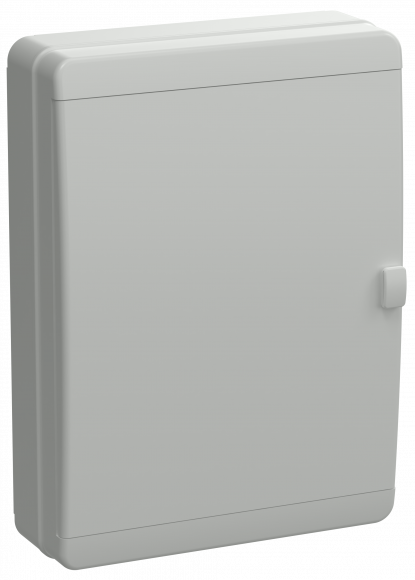 IEK TEKFOR Корпус пластиковый КМПн-54 IP65 серая непрозрачная дверь IEK, TF5-KP73-N-54-65-K03-K03