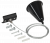 IEK LIGHTING Комплект подвеса для шинопровода с тросом 1,5м черный IEK, LT-SO0D-KPT-D15-K02