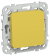IEK FLITE Выключатель 1-клавишный проходной 10А ВС61-1-0-ФлЖК желтый карри IEK, FI-V12-0-10-1-K44