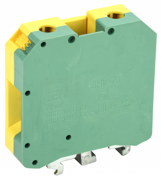 IEK Зажим наборный ЗНИ-70PEN 70мм2 (JXB-земля) IEK, YZN20-070-K52
