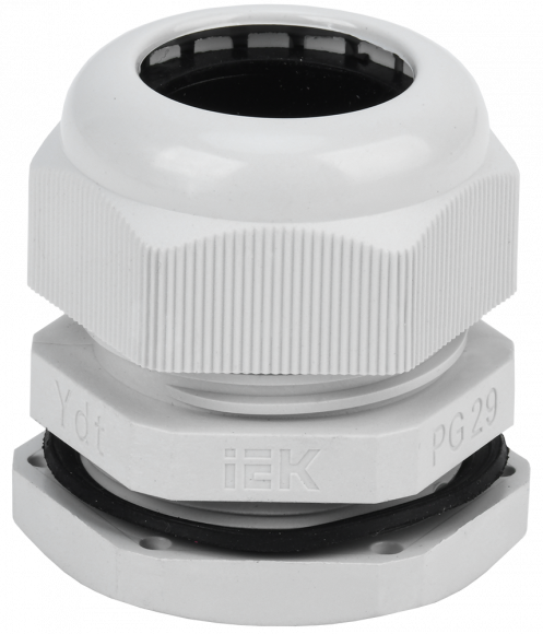 IEK Сальник PG 29 диаметр проводника 18-24мм IP54 IEK, YSA20-25-29-54-K41
