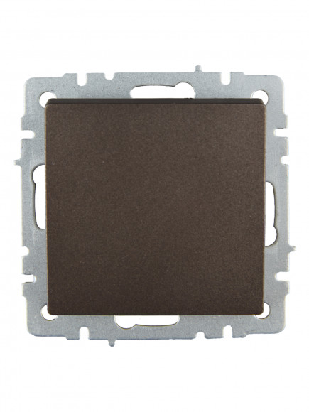 IEK BRITE Выключатель 1-клавишный перекрестный 10А ВС10-1-3-БрТБ темная бронза , BR-V13-0-10-K45
