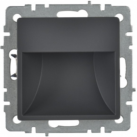 IEK BRITE Подсветка светодиодная встраиваемая ПЛ20-БрГ графит , BR-FL20-K53