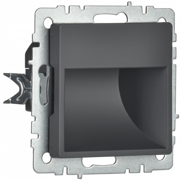 IEK BRITE Подсветка светодиодная встраиваемая ПЛ20-БрГ графит , BR-FL20-K53