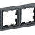 BRITE Рамка 4-местная РУ-4-БрЧ черный IEK, BR-M42-K02
