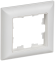 IEK BRITE Рамка 1-местная РУ-1-БрАБ арктический белый/белый IEK, BR-M12-12-K91 IEK BRITE Рамка 1-местная РУ-1-БрАБ арктический белый/белый IEK, BR-M12-12-K91