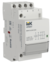 ARMAT Контактор модульный KMR 25А 48В AC 2НО 2НЗ IEK, AR-KMR10-025-22-048 ARMAT Контактор модульный KMR 25А 48В AC 2НО 2НЗ IEK, AR-KMR10-025-22-048