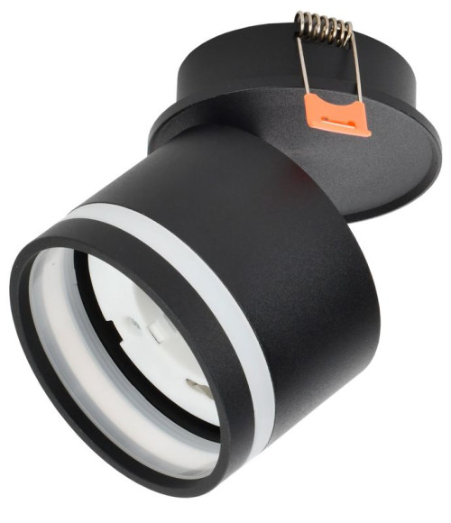 IEK LIGHTING Светильник 4033 встраиваемый поворотный под лампу GX53 черный IEK, LT-UVB0-4033-GX53-1-K02