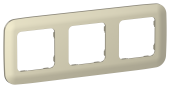 FLITE Рамка 3-местная РУ-3-А-ФлШ шампань IEK, FI-M32-31-20-K37