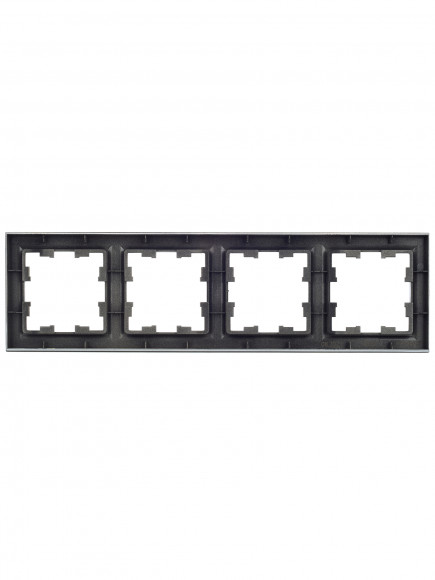 IEK BRITE Рамка 4-местная РУ-4-БрШ шампань , BR-M42-K37