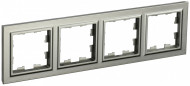 BRITE Рамка 4-местная РУ-4-БрШ шампань , BR-M42-K37