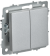 IEK BRITE Выключатель 2-клавишный перекрестный 10А ВС10-2-3-БрА алюминий IEK, BR-V23-0-10-K47