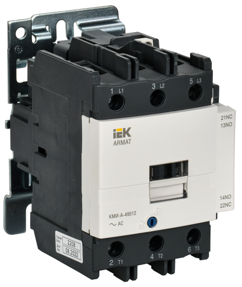 IEK ARMAT Контактор КМИ-А-49512 LC1D 95А 230В/АС3 1NO/1NC IEK, AR-ACC-41-095-230-11