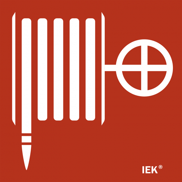 IEK Этикетка самоклеящаяся 150х150мм "Пожарный кран" IEK, LPC10-1-15-15-PKRAN