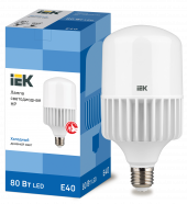 Лампа светодиодная HP 80Вт 230В 6500К E40 IEK, LLE-HP-80-230-65-E40 Лампа светодиодная HP 80Вт 230В 6500К E40 IEK, LLE-HP-80-230-65-E40