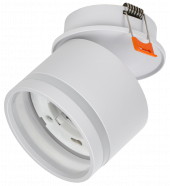 LIGHTING Светильник 4033 встраиваемый поворотный под лампу GX53 белый IEK, LT-UVB0-4033-GX53-1-K01