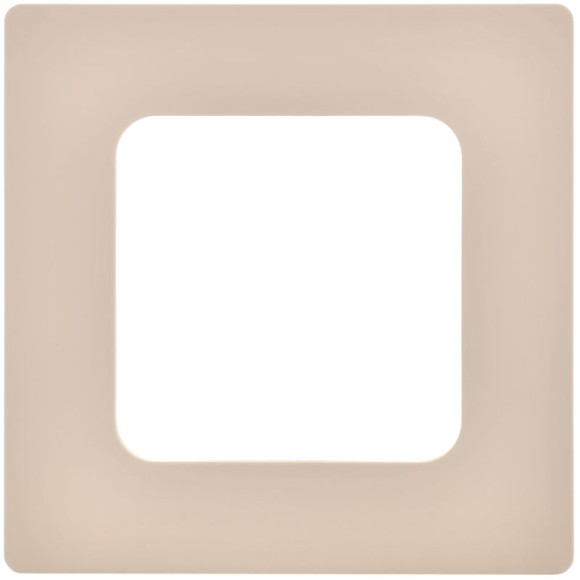 IEK FLITE Рамка 1-местная РУ-1-К-ФлЛ льняной IEK, FI-M12-32-20-K88, Classic