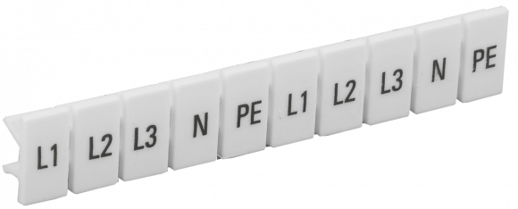 IEK Маркеры для КПИ-4мм2 с символами "L1, L2, L3, N, PE" IEK, YZN11M-004-K00-A