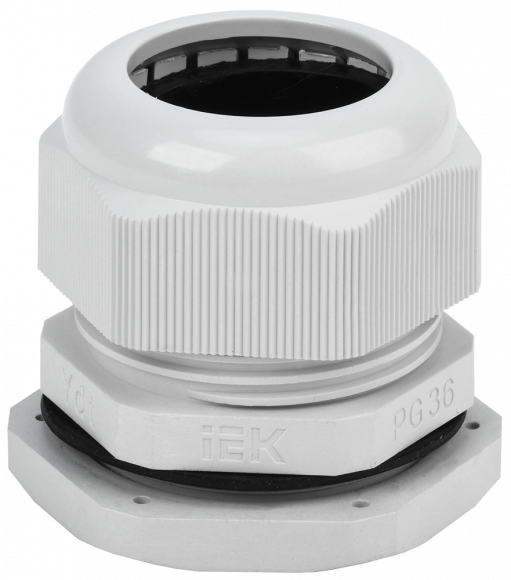 IEK Сальник PG 36 диаметр проводника 24-32мм IP54 IEK, YSA20-32-36-54-K41