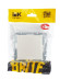 IEK BRITE Розетка 1-местная с заземлением с защитными шторками и крышкой 16А IP20 РСбш10-3-БрЖ жемчуг , BR-R16-16-K36