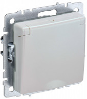 BRITE Розетка 1-местная с заземлением с защитными шторками и крышкой 16А IP20 РСбш10-3-БрЖ жемчуг IEK, BR-R16-16-K36 BRITE Розетка 1-местная с заземлением с защитными шторками и крышкой 16А IP20 РСбш10-3-БрЖ жемчуг IEK, BR-R16-16-K36