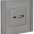 FORTE&amp;PIANO Розетка USB A+C 3,1А FP550 сталь IEK, FP-U22-D31-K46