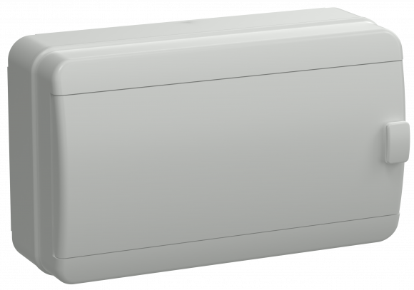 IEK TEKFOR Корпус пластиковый КМПн-12 IP65 серая непрозрачная дверь IEK, TF5-KP73-N-12-65-K03-K03