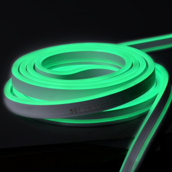 IEK Комплект светодиодной подсветки "Неон" (лента LED 10м LSR5-2835G120-8-IP65-220В + драйвер) IEK, LSR5-G-120-65-2-10-S0