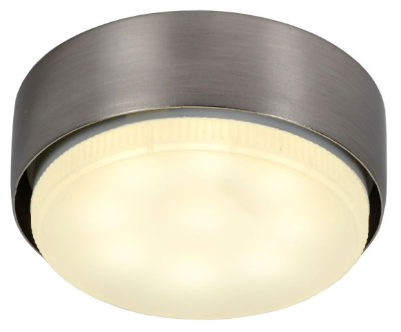 IEK LIGHTING Светильник 4113 накладной под лампу GX53 хром матовый IEK, LUPB0-GX53-1-K27